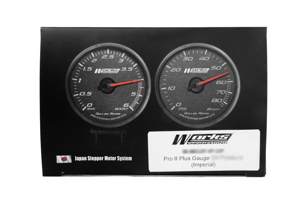 Works Engineering Pro II Plus 3 Bar Boost Gauge