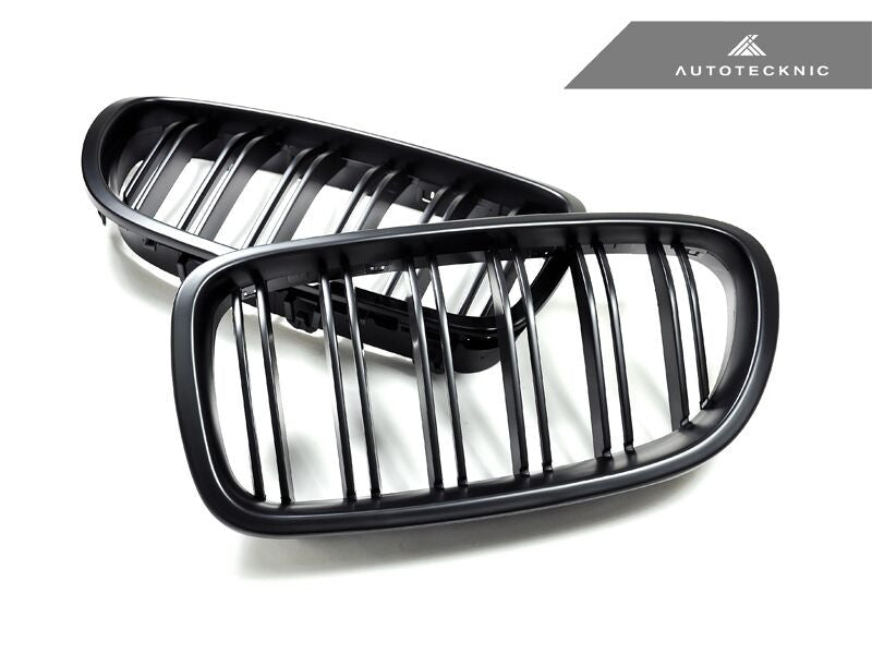AutoTecknic Replacement Glazing Black Front Grilles - F10 Sedan / F11 Wagon | 5 Series
