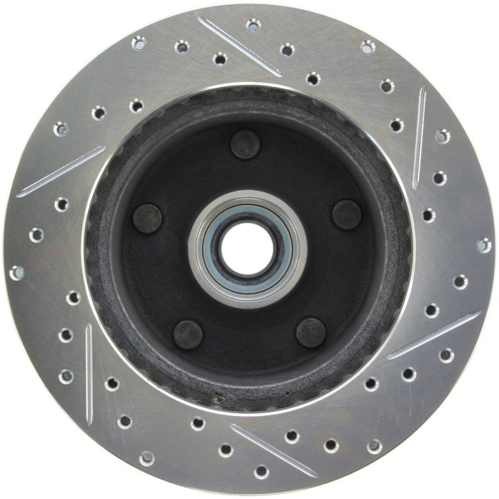 StopTech Select Sport Drilled & Slotted Rotor - Front Left