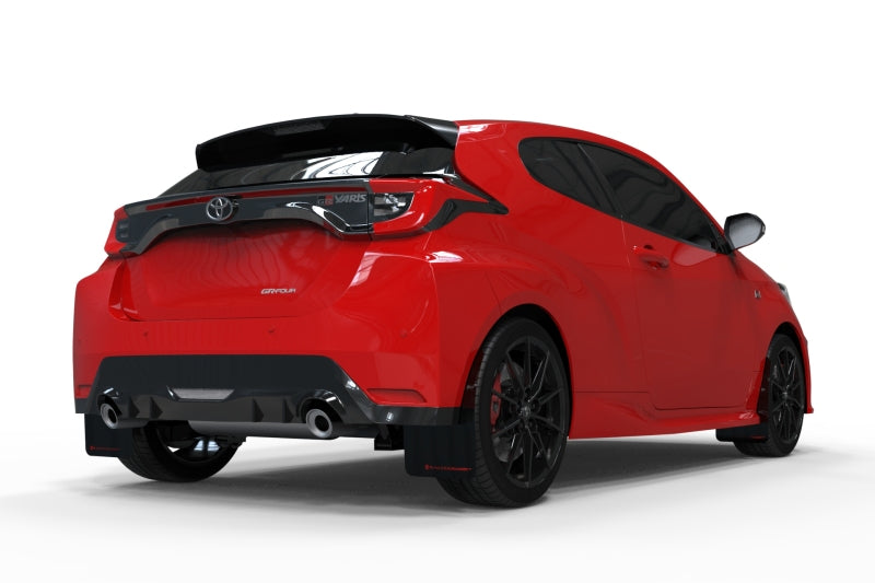 Rally Armor 20-26 Toyota GR Yaris Black Mud Flap w/Red Logo