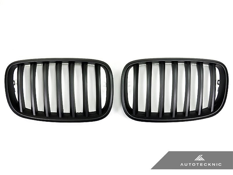 AutoTecknic Replacement Glazing Black Front Grilles - E70 X5 / X5M | E71 X6 / X6M