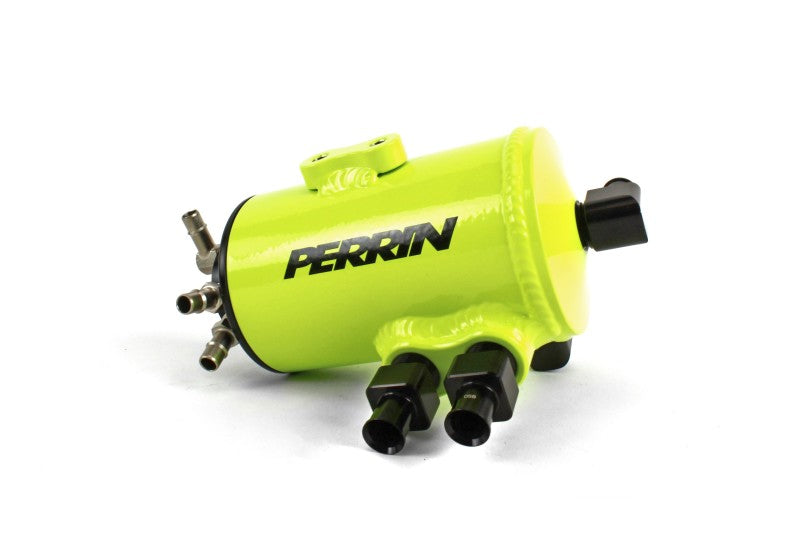PERRIN 15-21 Subaru WRX (w/o Eyesight OEM Option) Air Oil Separator Kit - Neon Yellow