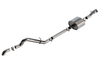 Borla 21-22 Ford Bronco 2.7L 2DR/4DR T-304 Stainless Steel Cat-Back S-Type Exhaust - Brushed
