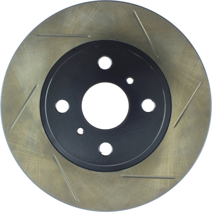 StopTech Power Slot 6/86-12/89 Toyota MR2 / 8/89-91 Corolla GTS Front Left SportStop Slotted Roto