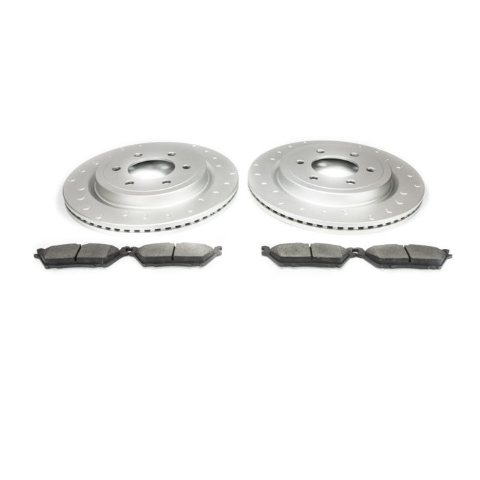 Alcon 19-20 Raptor/ 18-20 F-150 Pad & Rotor Kit (Use with Stock Calipers) w/ Elect Park Brake - Rear