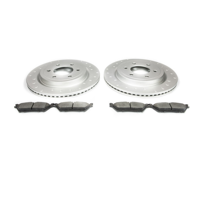 Alcon 19-20 Raptor/ 18-20 F-150 Rear Pad and Rotor Kit (Use with Stock Calipers) w/ Elect Park Brake