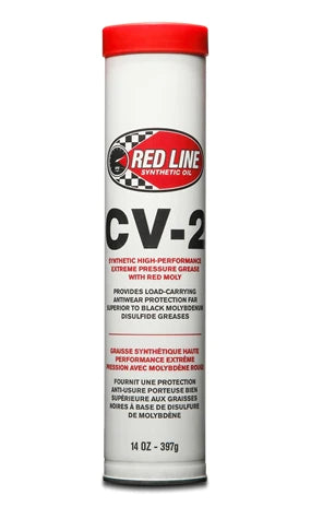 Red Line 80402 CV-2 Grease with Moly 14 Oz Tube