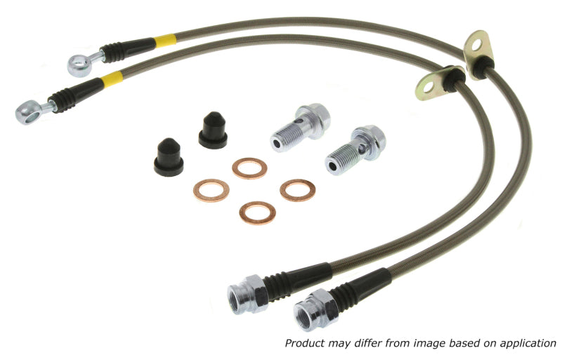 StopTech 04-07 STi & 06-07 WRX Stainless Steel Front Brake Lines