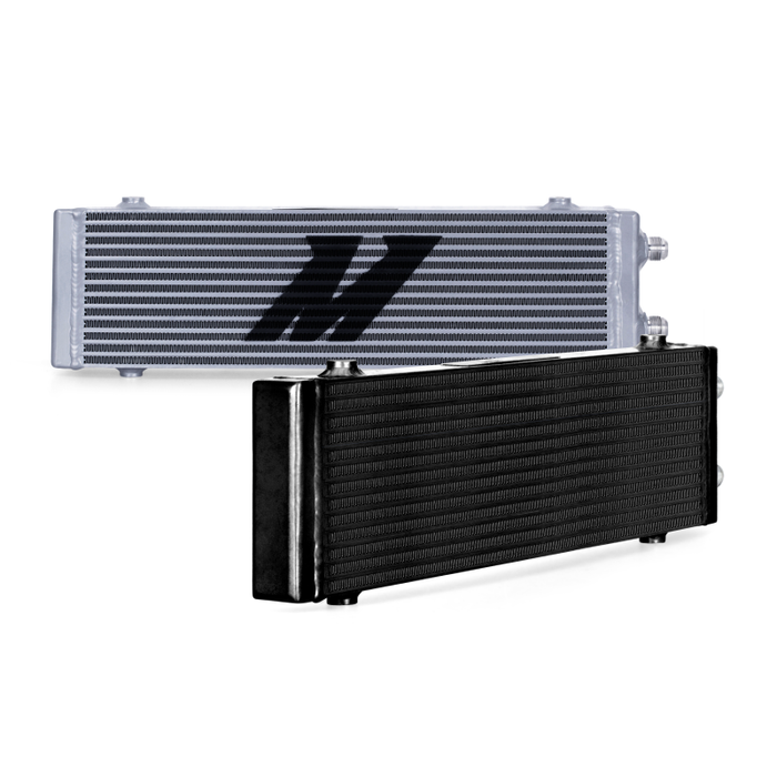 Mishimoto Universal Large Bar and Plate Dual Pass Black Oil Cooler