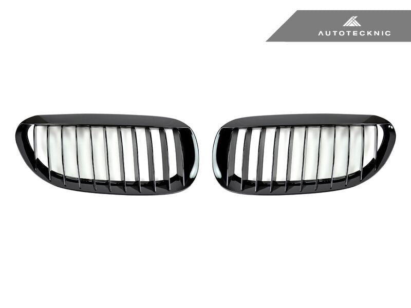 AutoTecknic Replacement Glazing Black Front Grilles - E63 Coupe / E64 Cabrio | 6 Series & M6