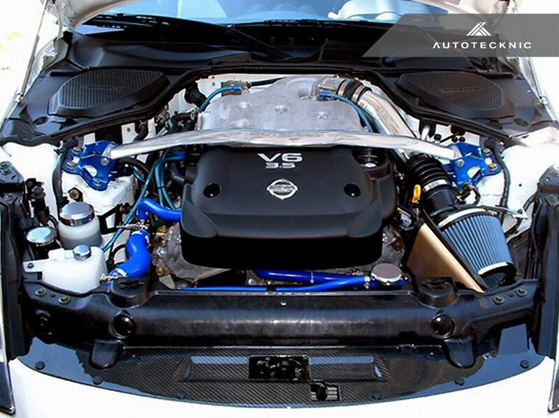 AutoTecknic Dry Carbon Fiber Cooling Plate (Version 2) - Nissan 350Z (VQ35DE Only)