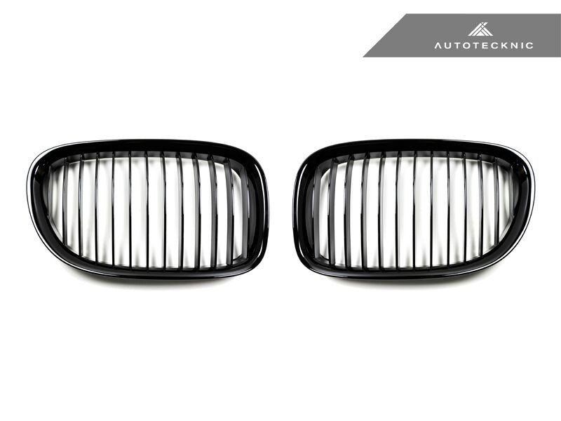 AutoTecknic Replacement Glazing Black Front Grilles - F01/ F02 7-Series