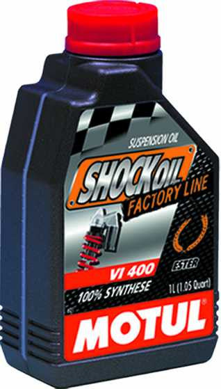 Motul Shock Oil "Factory Line" VI400  - 100% Synthetic Ester, 1L (1.05 qt.)